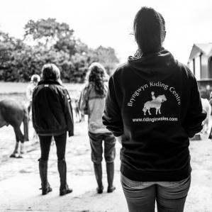 Trail ride out in the welsh mountains at Bryngwyn riding centre