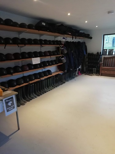 Bryngwyn tack room and riding equipment